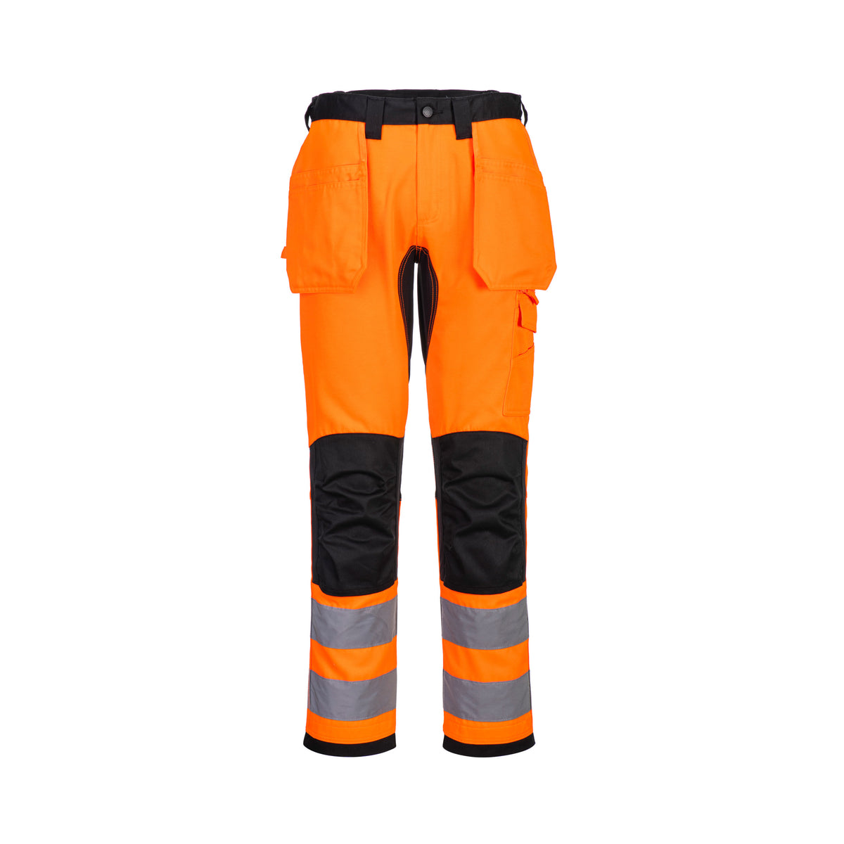 Warnschutz Stretch-Bundhose mit Holstertaschen PW3