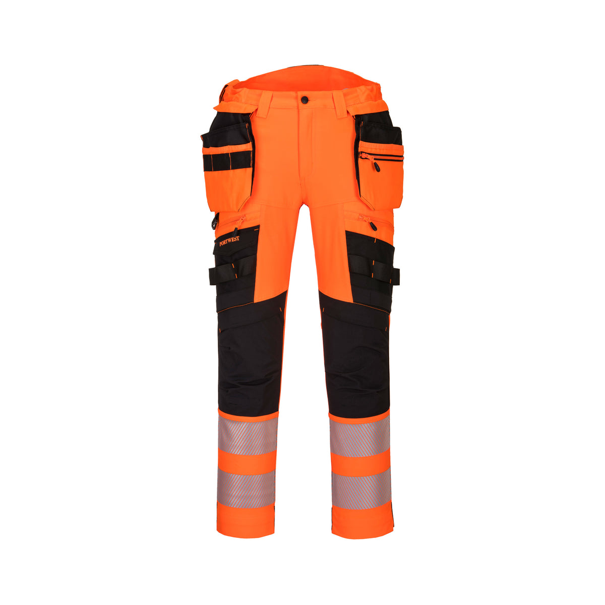 Warnschutzhose mit abnehmbaren Holstertaschen DX4