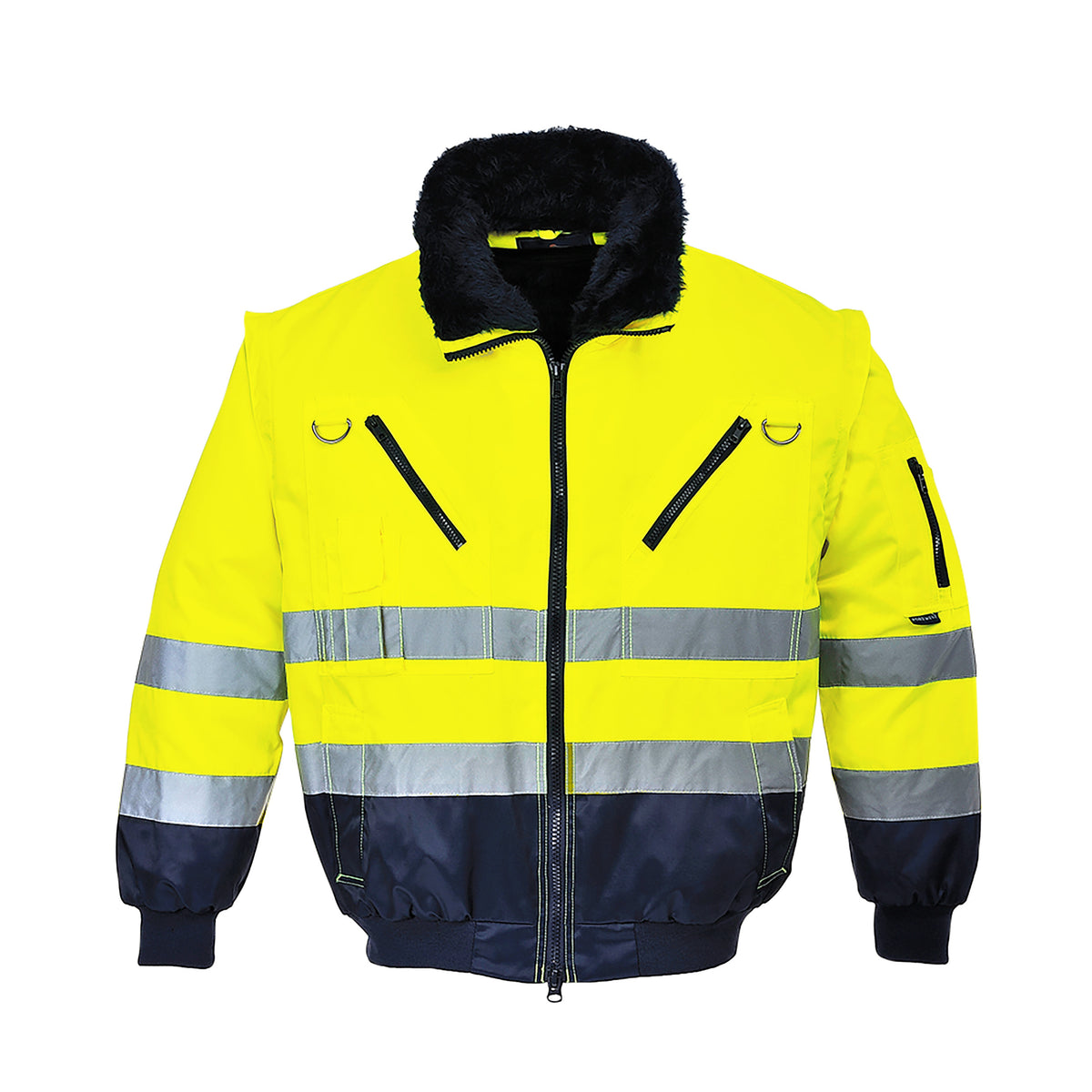 Warnschutz 3-in-1 Kontrast Pilotjacke