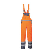 S488 - Hi-Vis Contrast Breathable Waterproof Bib & Brace