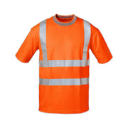 Warnschutz-T-Shirt leuchtorange, EN ISO 20471 Klasse 2, EN 13758-2, EN ISO 13688