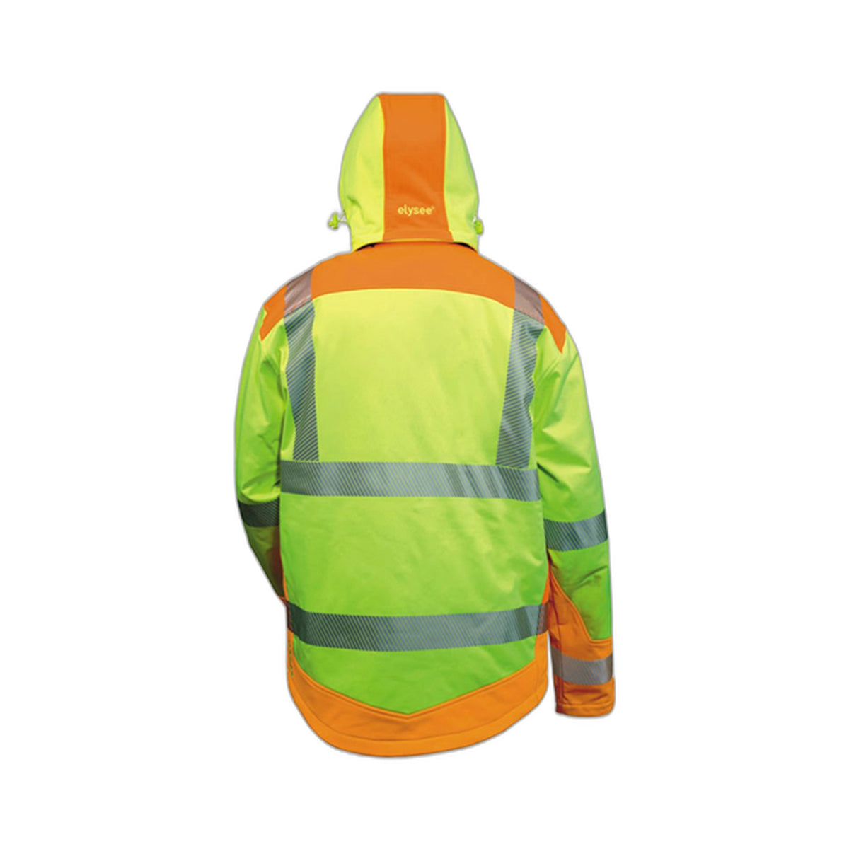 Warnschutz Softshell Jacke mit Kapuze