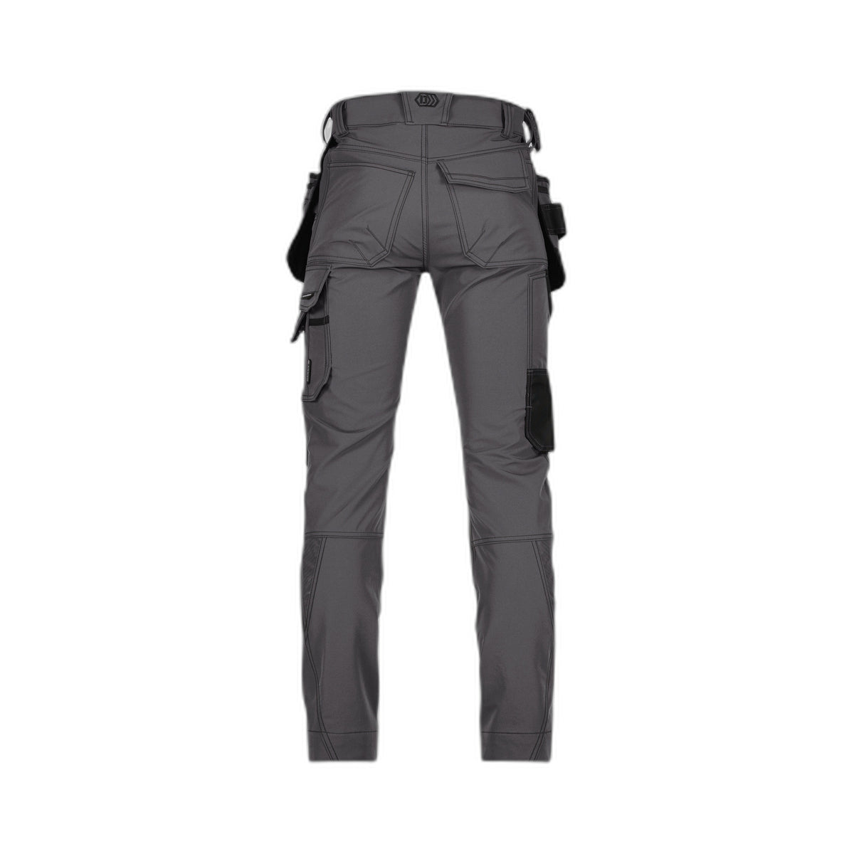 Strech-Arbeitshose mit Holstertaschen und Kniepolstertaschen Matrix