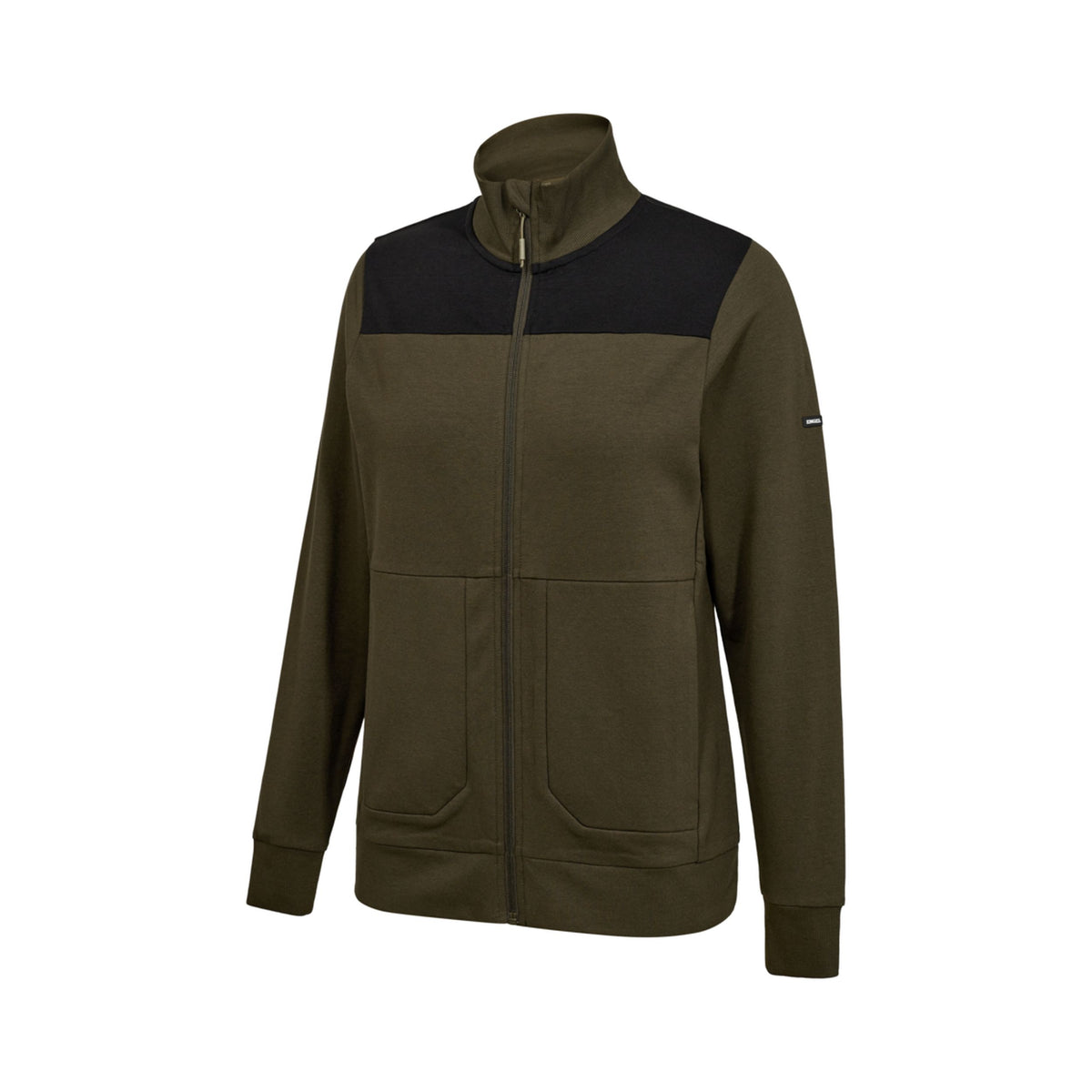 Entire Damen Sweatcardigan mit Kragen