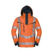 Warnschutz Regenjacke Hardshell Blitzlicht Damen