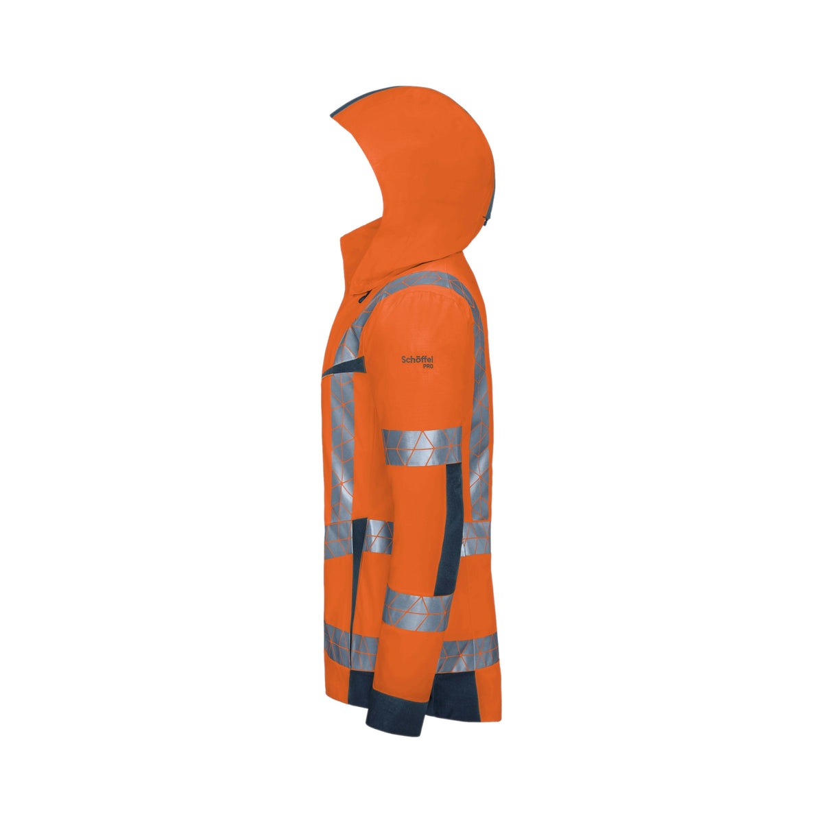 Warnschutz Regenjacke Hardshell Blitzlicht Damen