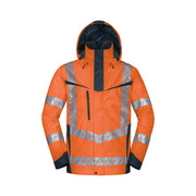 Warnschutz-Hardshellregenjacke Blitzlicht Herren