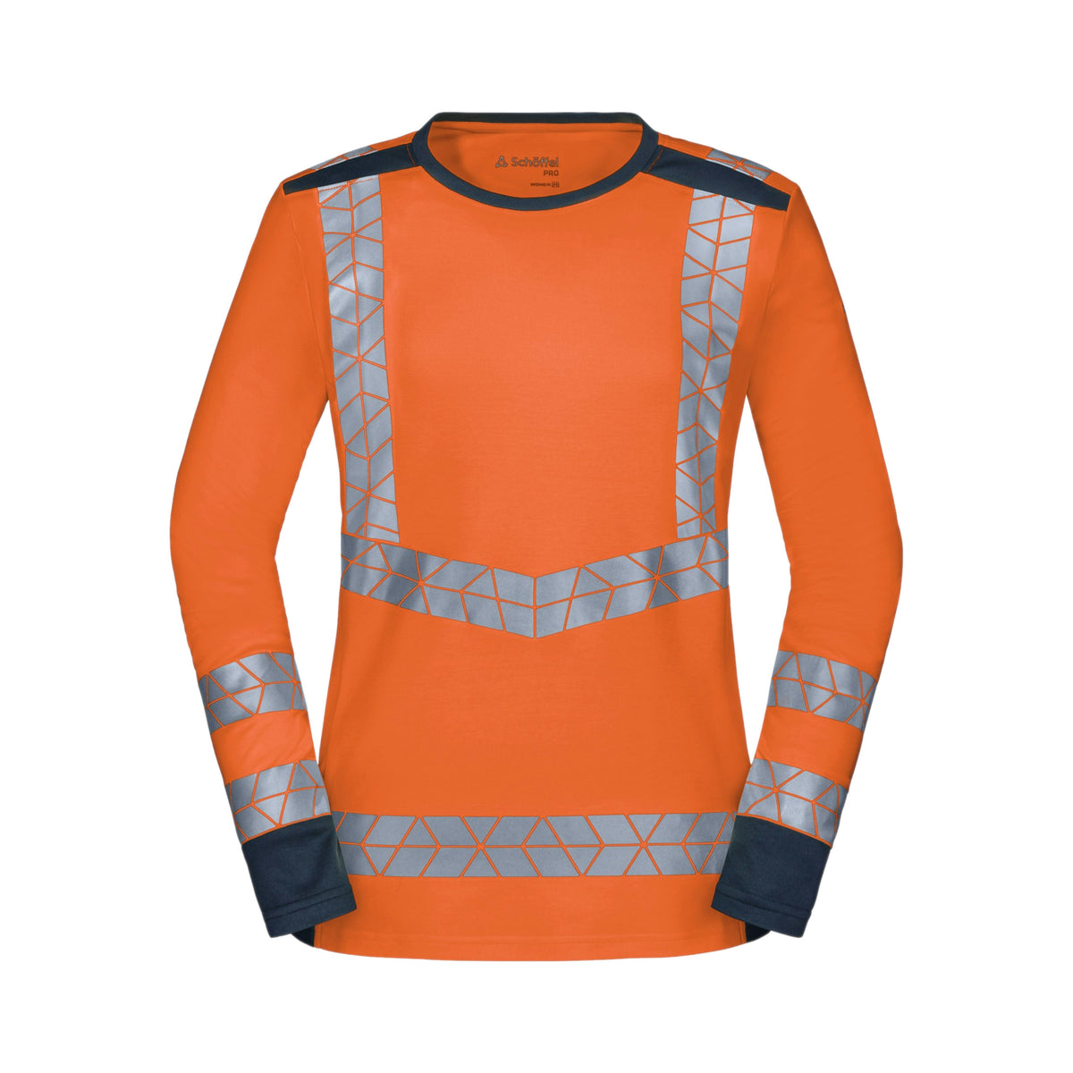 Warnschutz Longsleeve Polyester Warnheld Damen - A+S Technigro Arbeitsschutz und Sicherheit GmbH