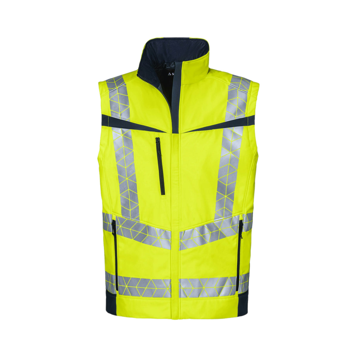 Warnschutz Winter-Softshell Weste Leuchtkegel Herren - A+S Technigro Arbeitsschutz und Sicherheit GmbH