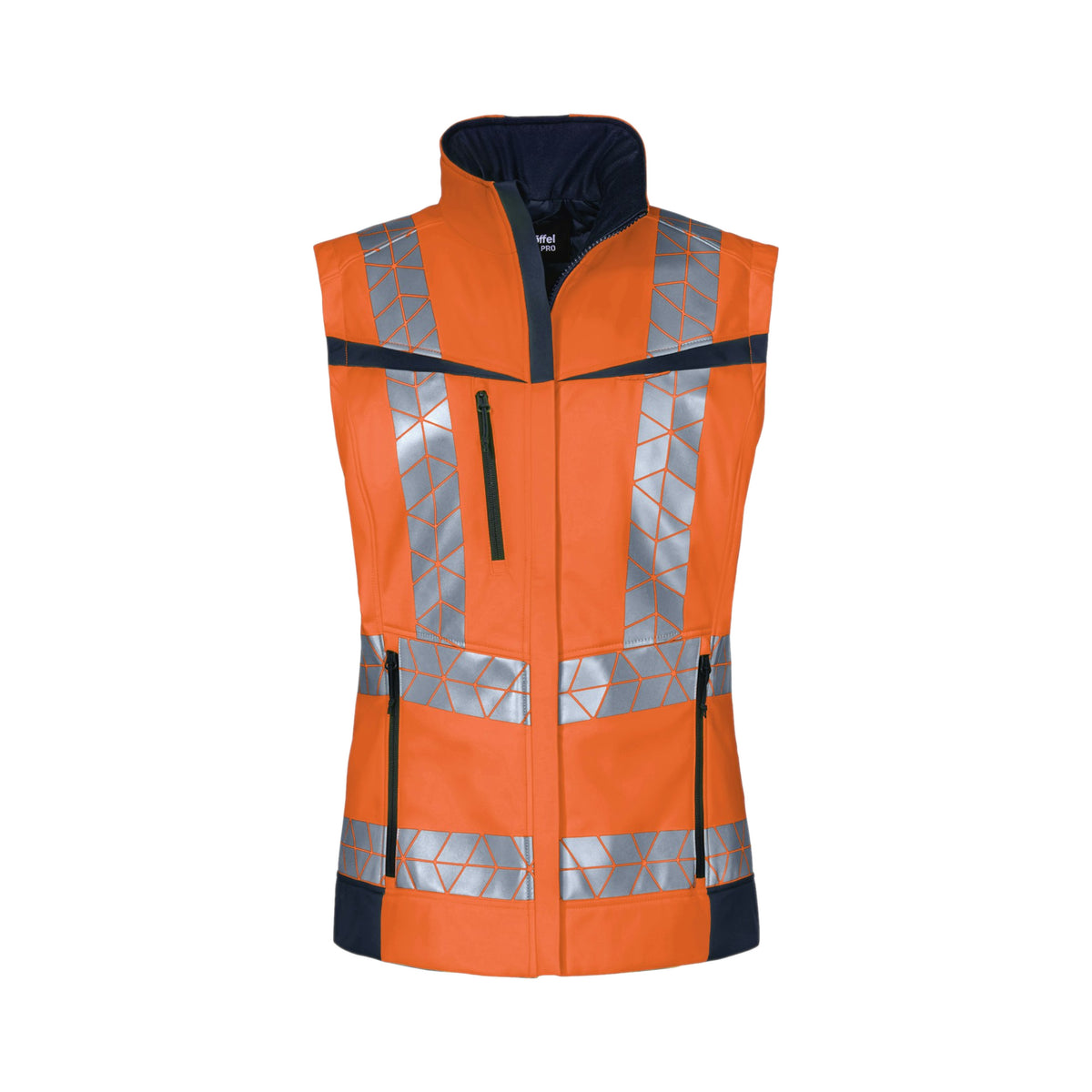 Warnschutz Winter-Softshell Weste Leuchtkegel Damen - A+S Technigro Arbeitsschutz und Sicherheit GmbH