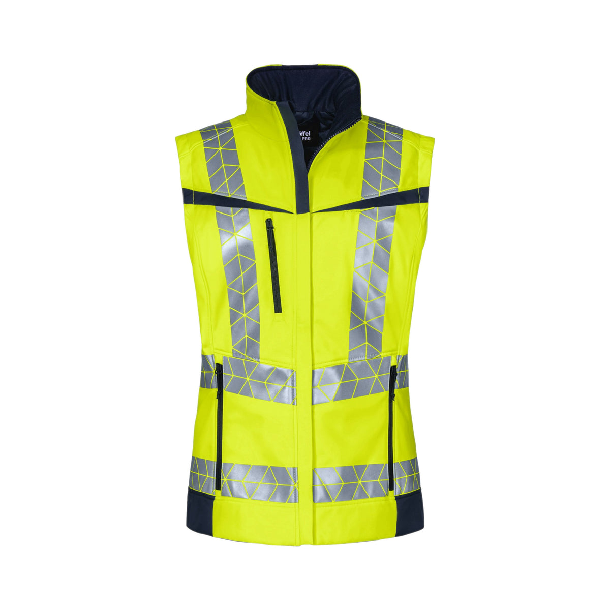 Warnschutz Winter-Softshell Weste Leuchtkegel Damen - A+S Technigro Arbeitsschutz und Sicherheit GmbH