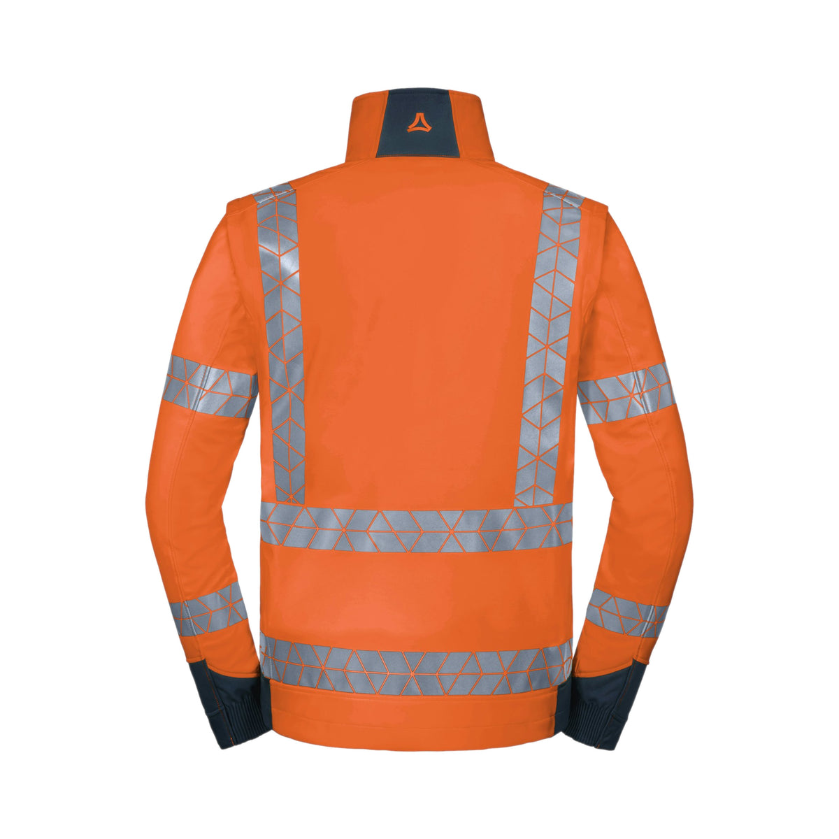 Warnschutz Softshelljacke mit abnehmbaren Ärmeln Leuchtkegel Herren - A+S Technigro Arbeitsschutz und Sicherheit GmbH