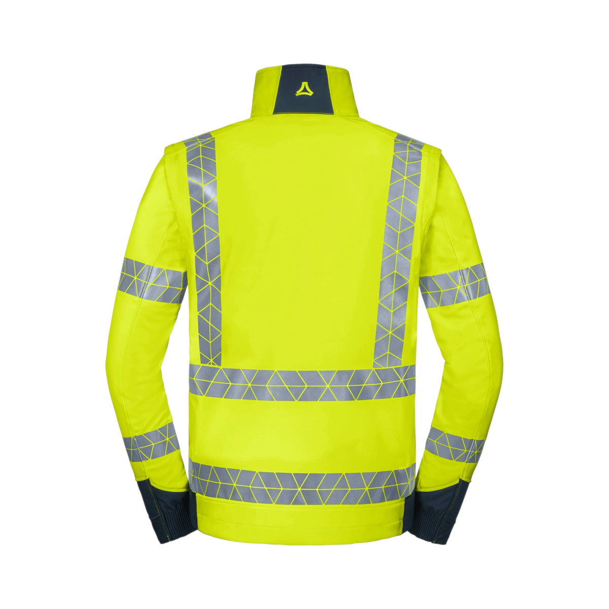 Warnschutz Softshelljacke mit abnehmbaren Ärmeln Leuchtkegel Herren - A+S Technigro Arbeitsschutz und Sicherheit GmbH