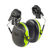 X4P3 earmuffs, fluorescent yellow/green, adapter for Peltor helmets