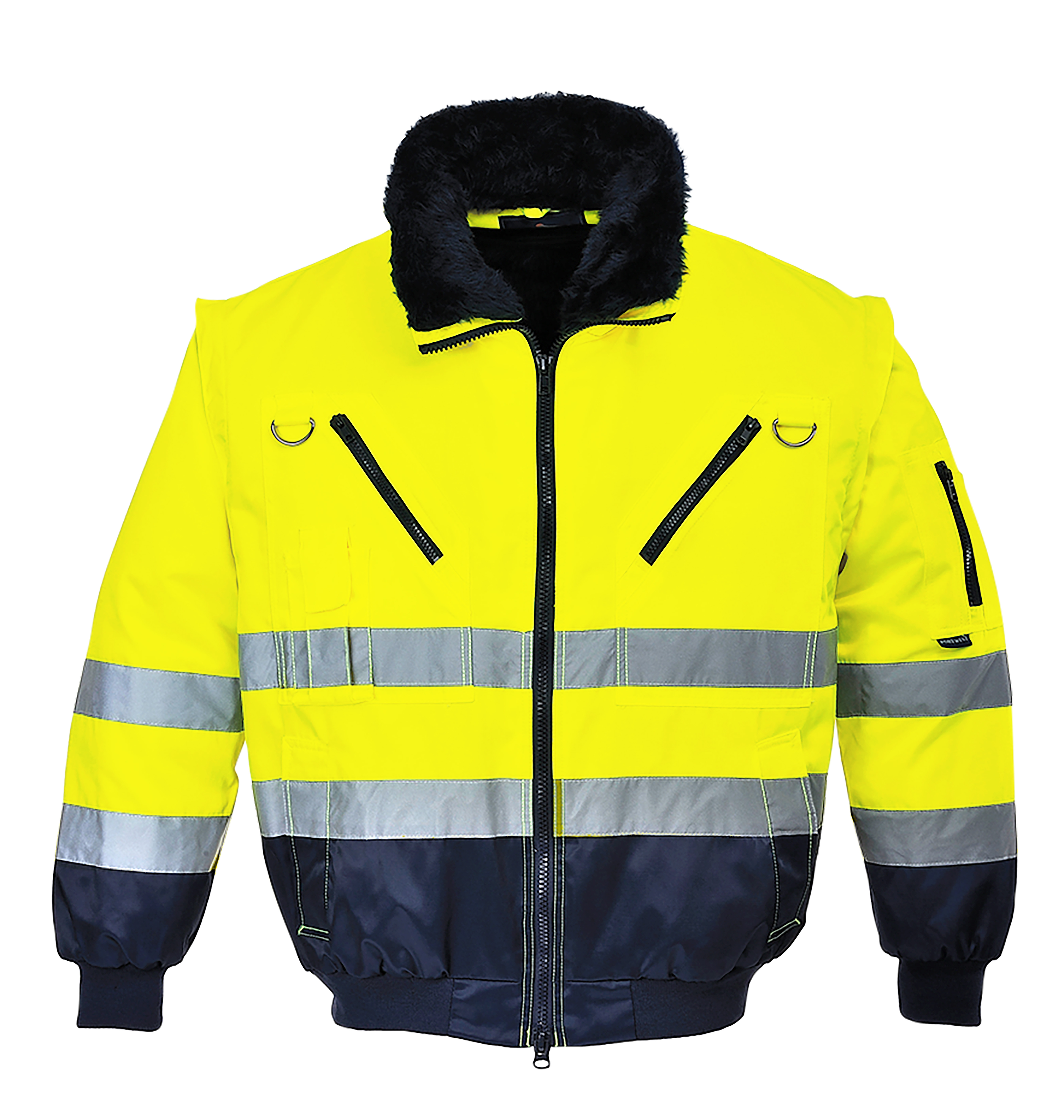 Warnschutz 3-in-1 Kontrast Pilotjacke