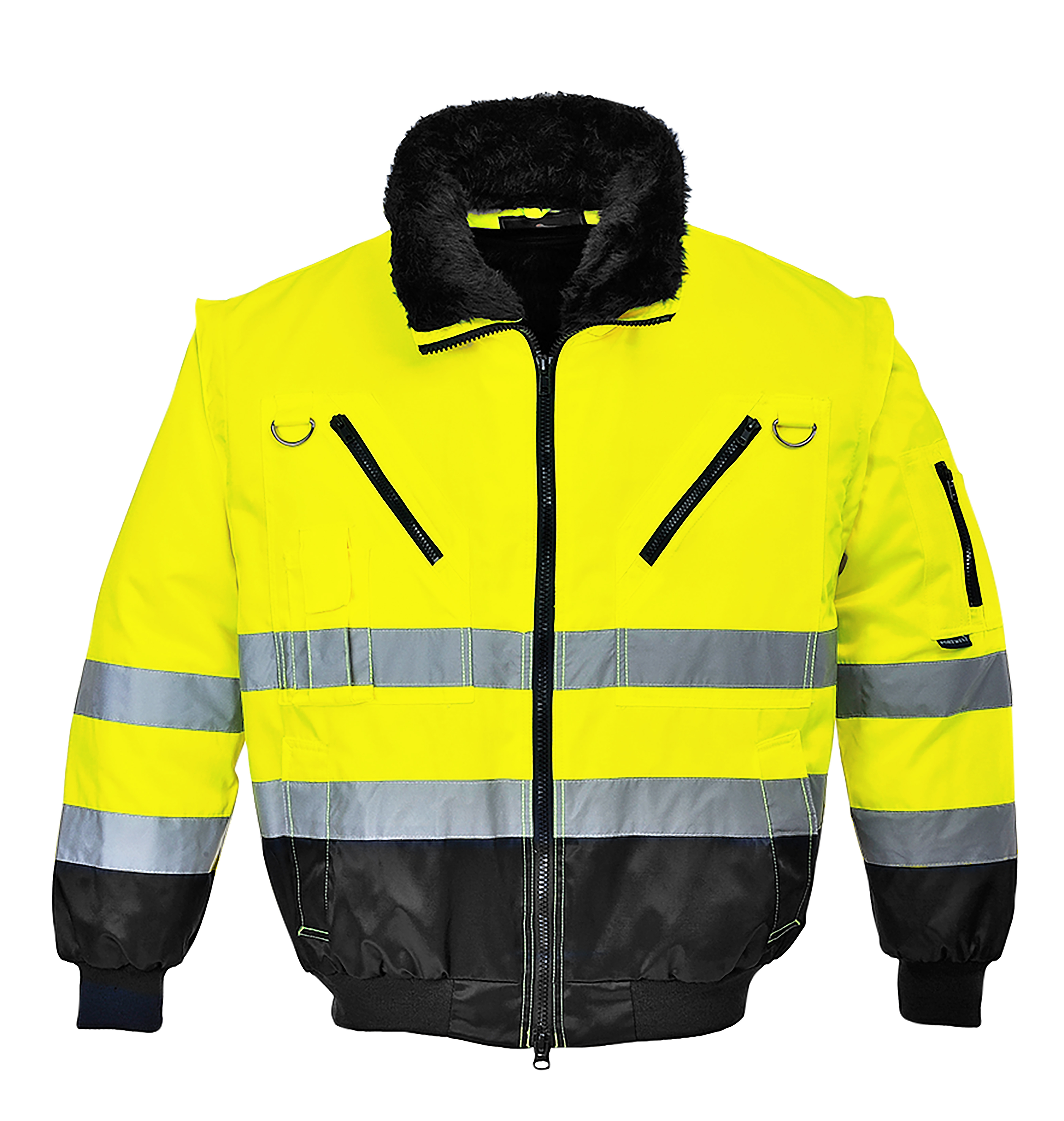 Warnschutz 3-in-1 Kontrast Pilotjacke